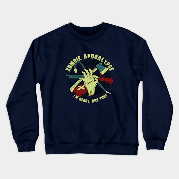 I'm Ready. Are You? Crewneck Sweatshirt by robotrobotROBOT